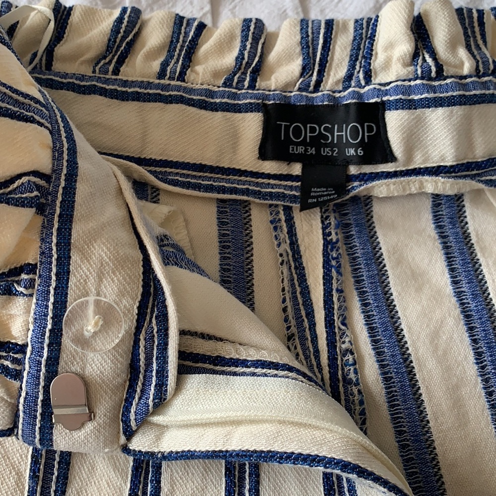 Paper Bag Pleated Pants